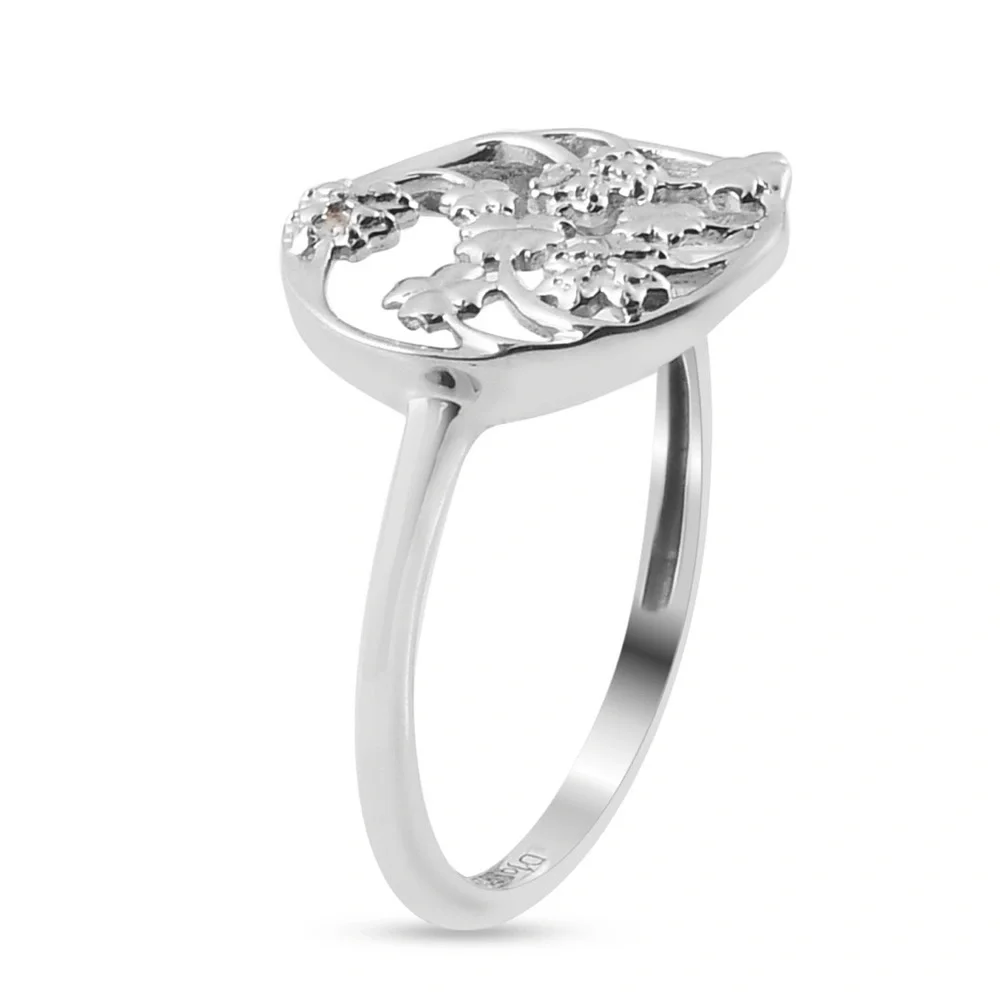 Diamond Accent Sterling Silver Ring